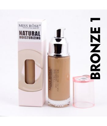 7601-026B1 Cylindrical glass bottle with transparent cap, liquid foundation of single package,color Bronze1